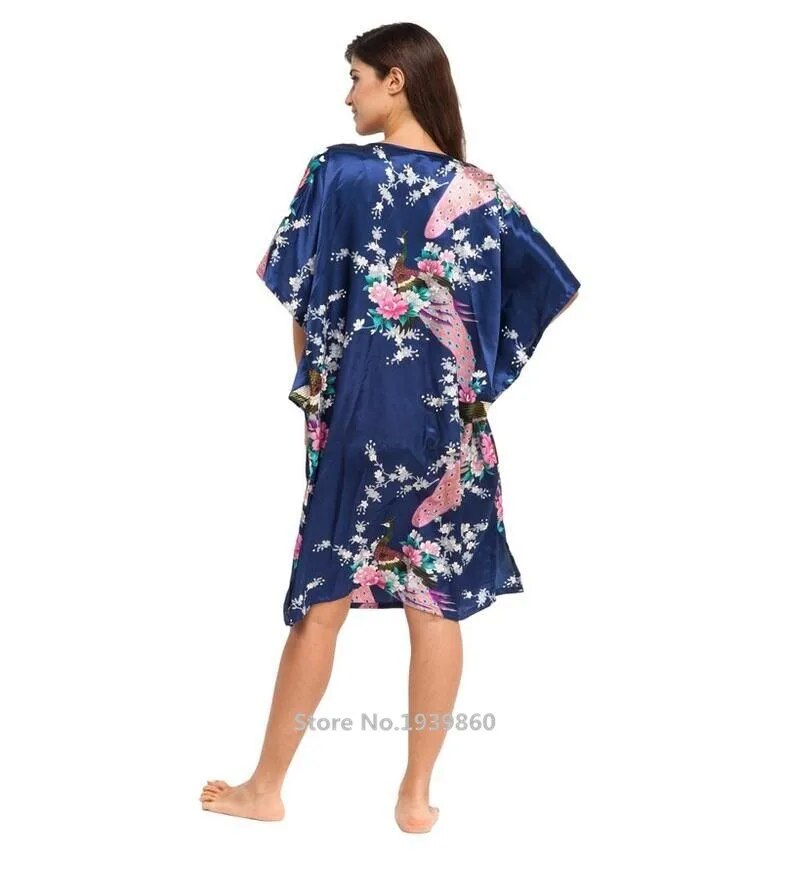 Women's Silk Short Sleeve Nightshirt.