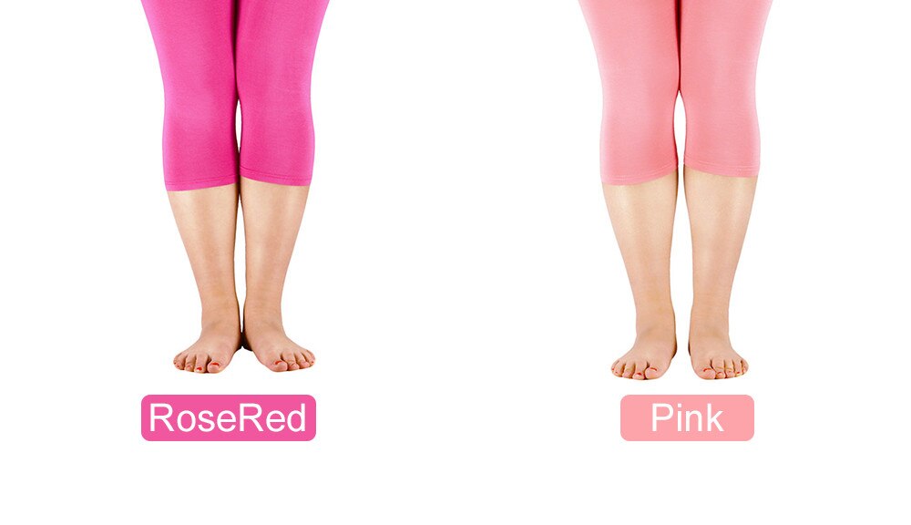 Women's High Stretch Capri Style Casual Bamboo Fiber Leggings. Come in Plus Sizes.