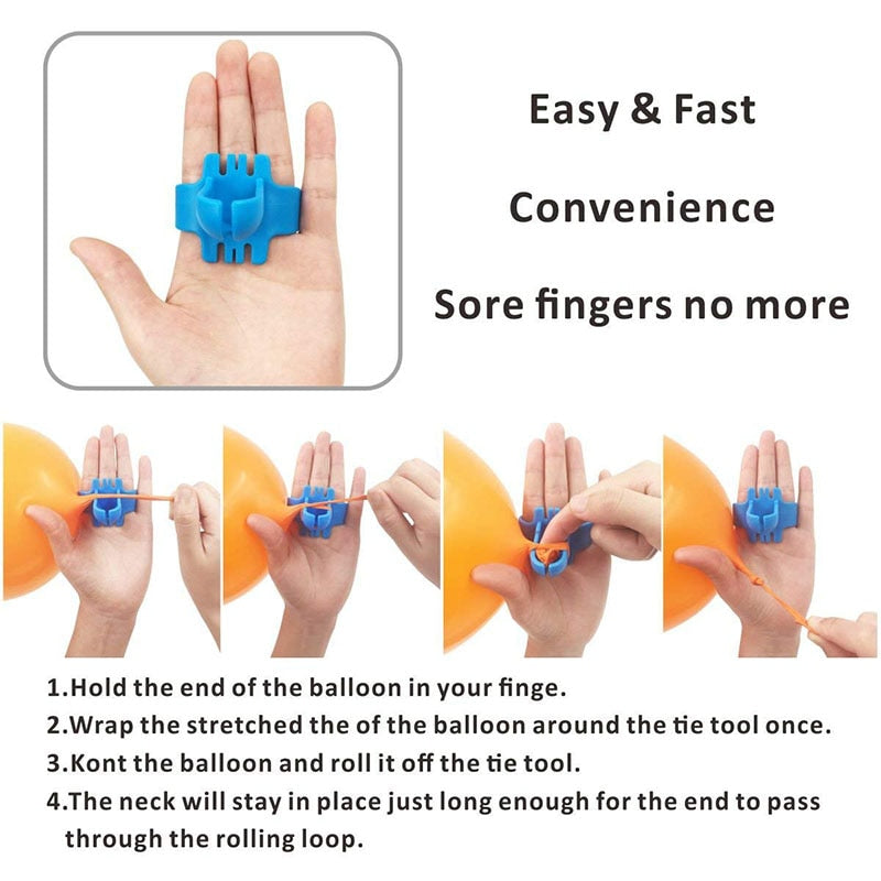 Party Decoration Balloon Accessories. Easy Tool for Sealing Balloons, ETC.