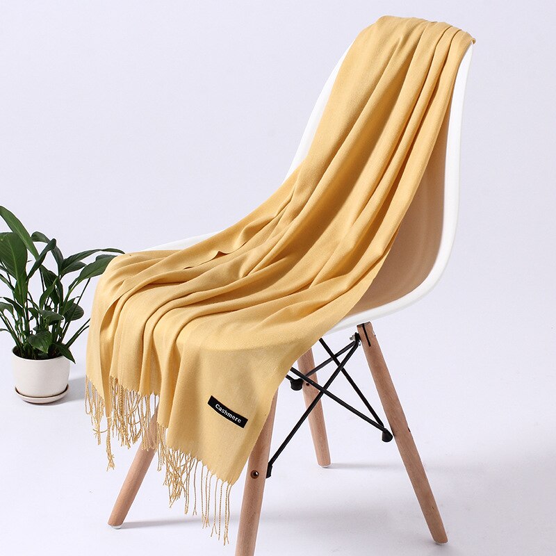 Women's cashmere shawl, hijab, warm scarf. 32 Foulard colors to pick from.