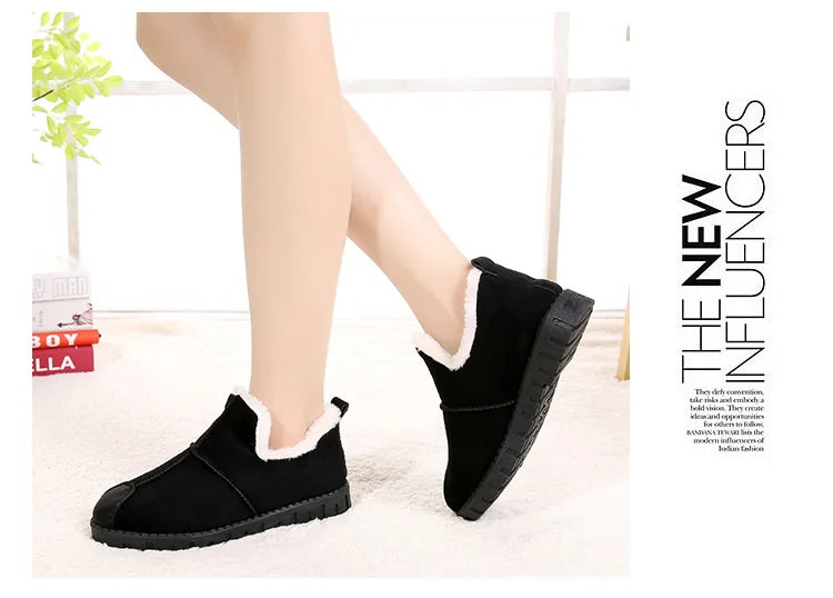 Winter Suede Ankle Boots.