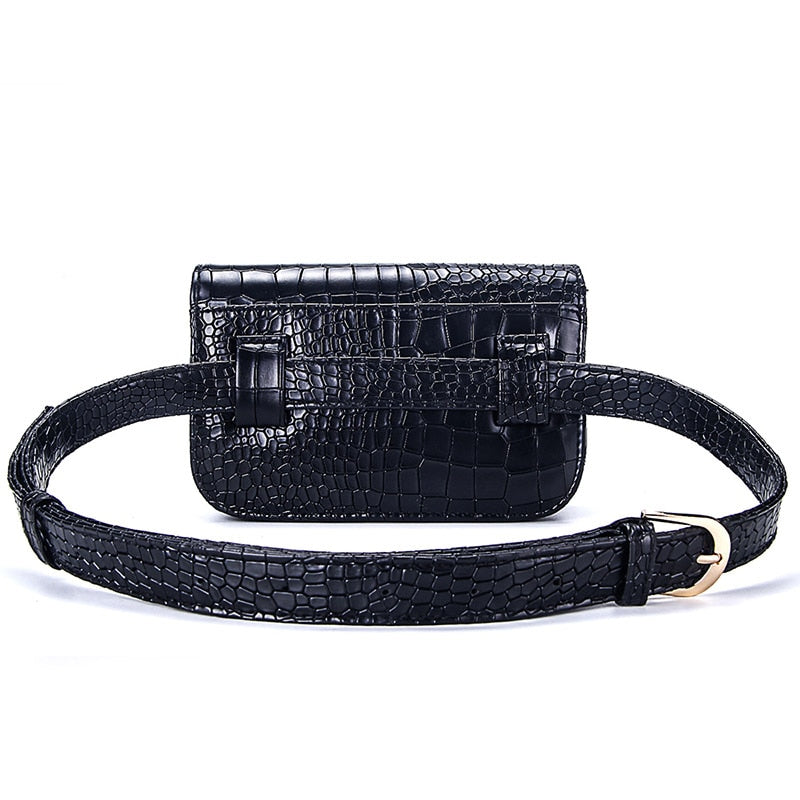 Leather Belt Waist Bag/Fanny Pack