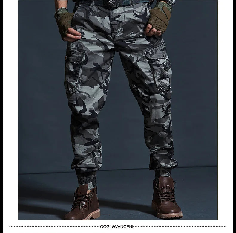 Men's Cotton Multi Pocket Cargo Pants