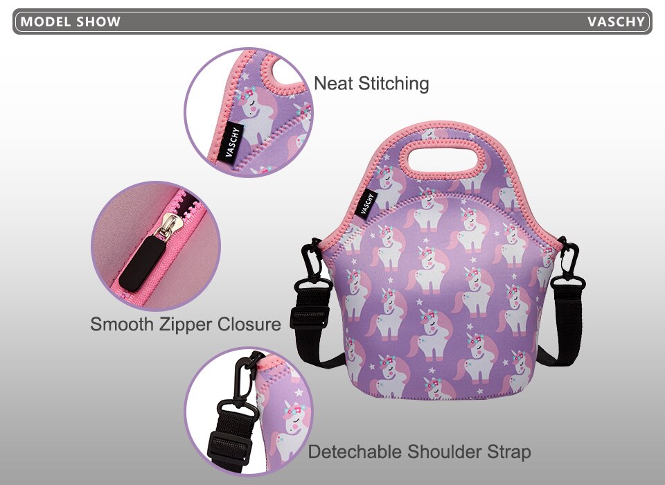 VASCHY Insulated Water Resistant Lunch Bag.