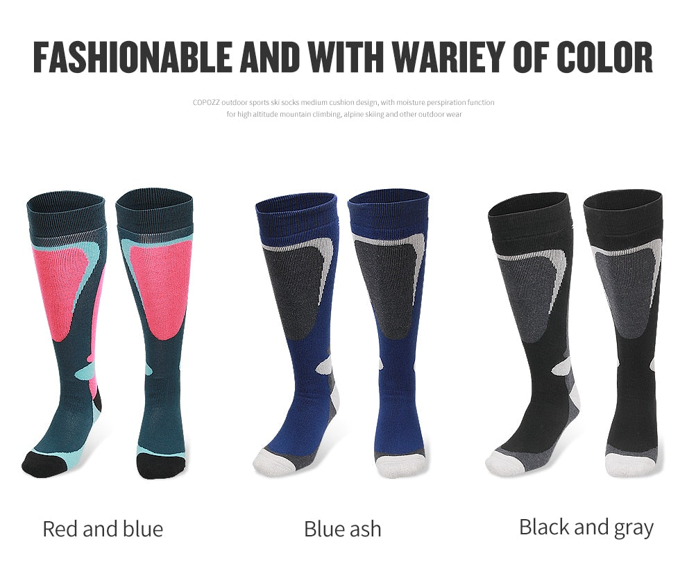 COPOZZ Thick Cotton, Moisture Absorption, High Elastic Sports Socks.