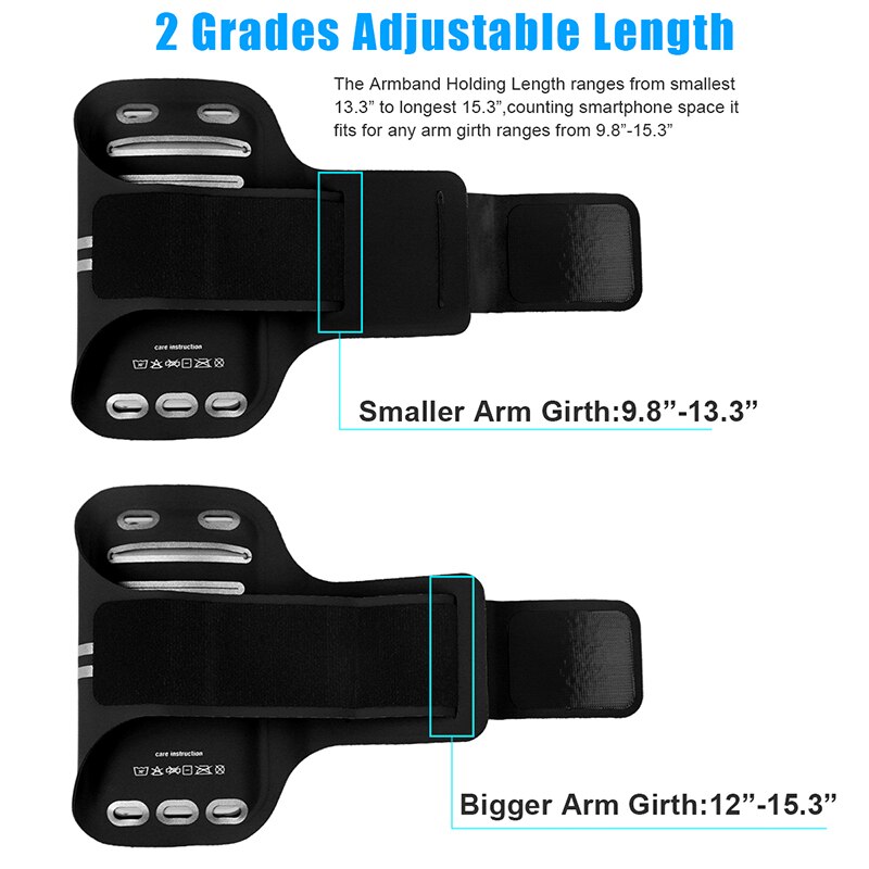 Sports running armband case for iPhone X XS 6s 7 8 5 5s SE Samsung.