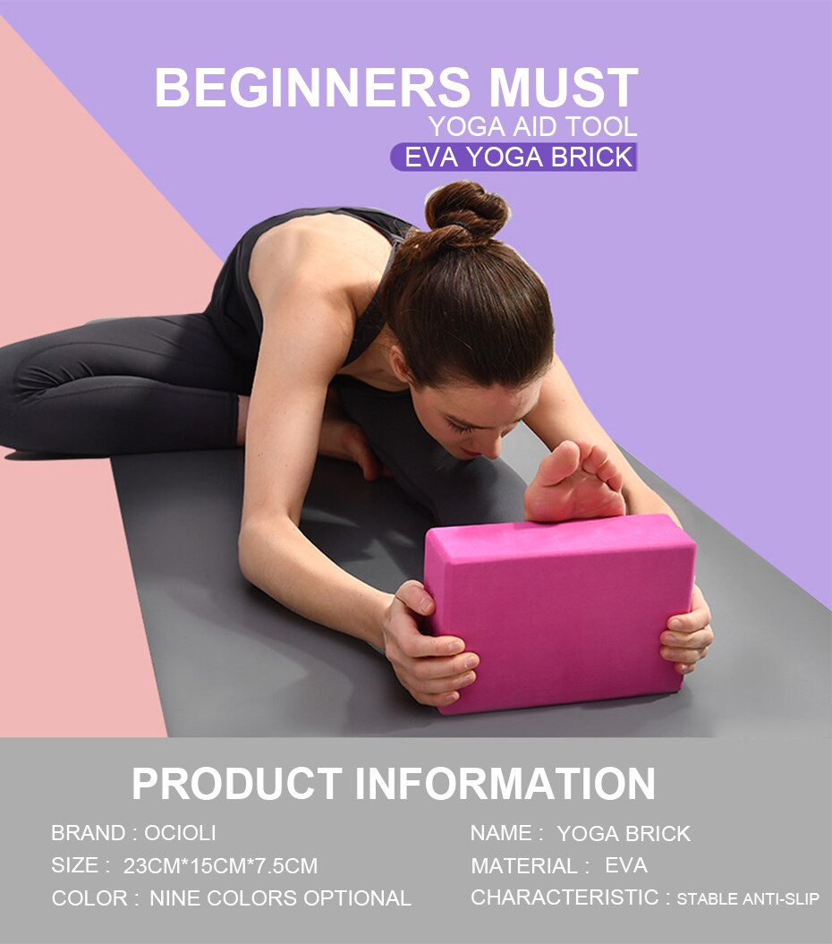 Body Building Fitness Foam Blocks For Yoga And Pilates.