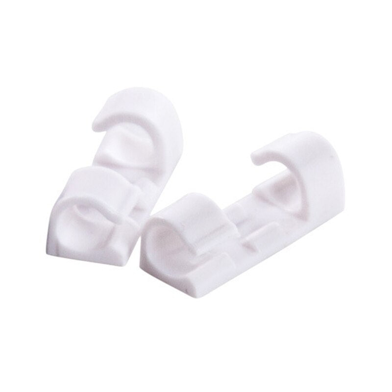 20Pcs Portable USB Cord Cable Clips.