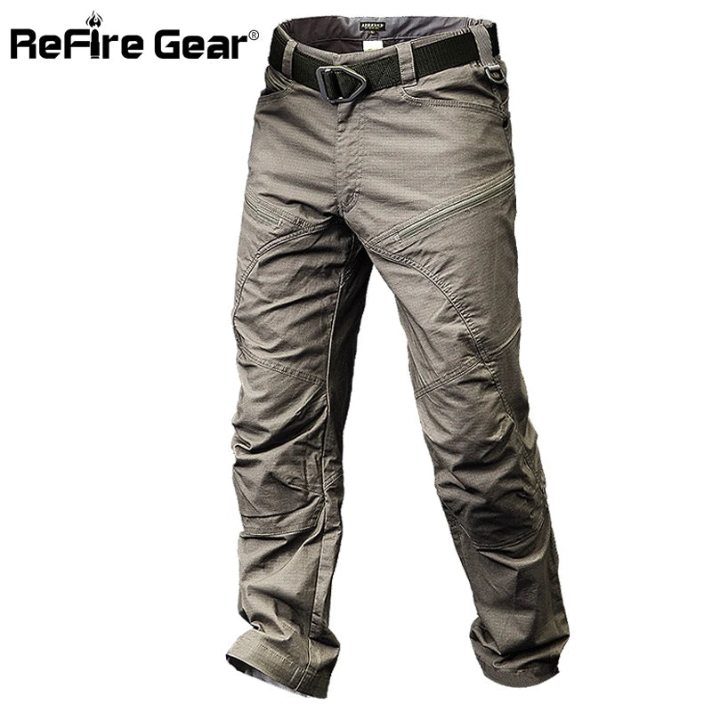 Men's Tactical Waterproof, Multi Pocket Cargo Pants
