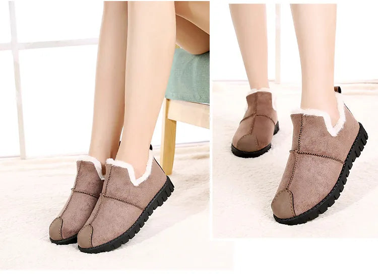 Winter Suede Ankle Boots.