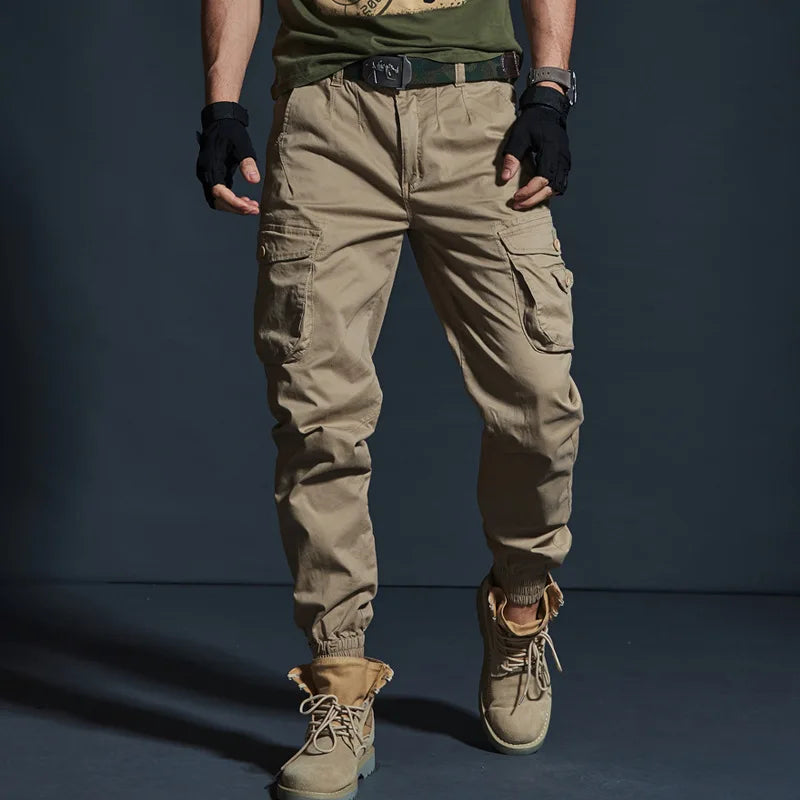 Men's Cotton Multi Pocket Cargo Pants