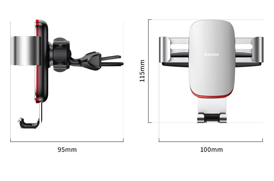 Car cell phone holder mounts in the CD player Suitable for iphones and Samsung mobiles.