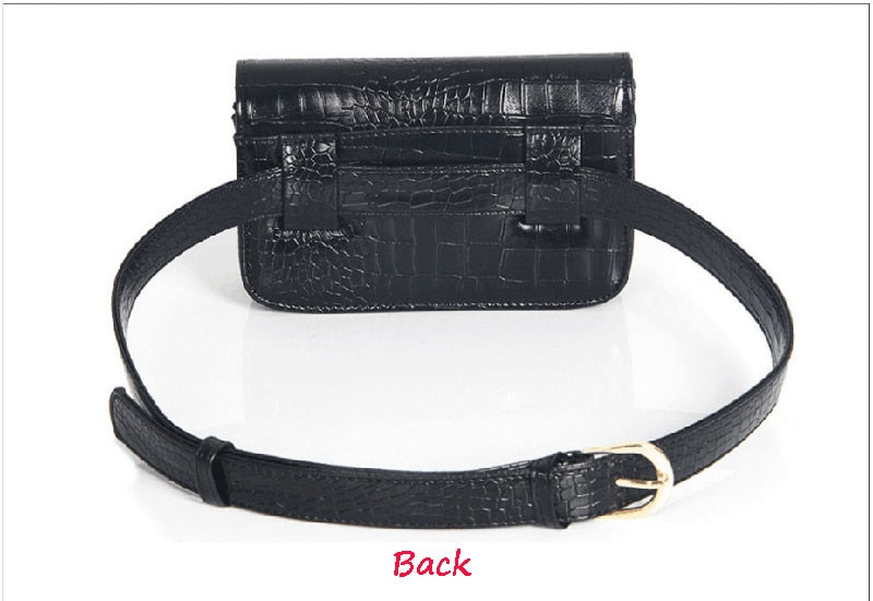 Leather Belt Waist Bag/Fanny Pack