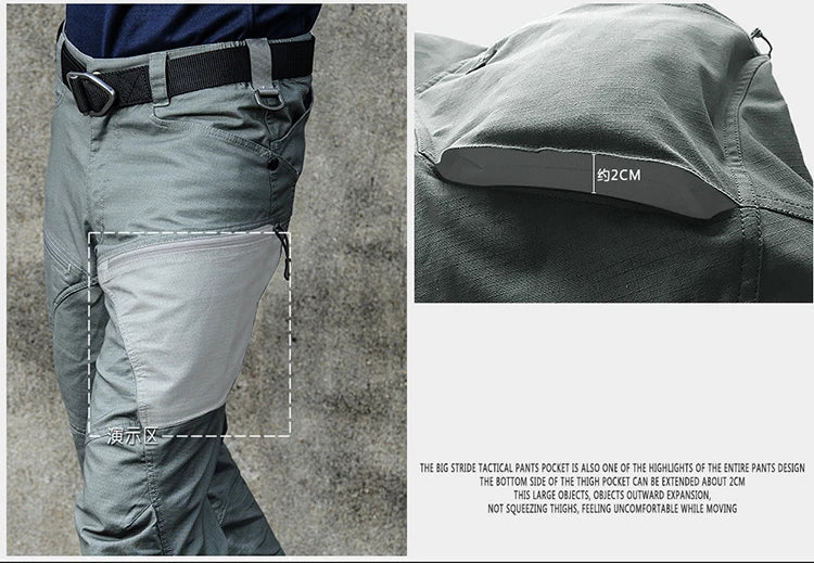Men's Tactical Waterproof, Multi Pocket Cargo Pants