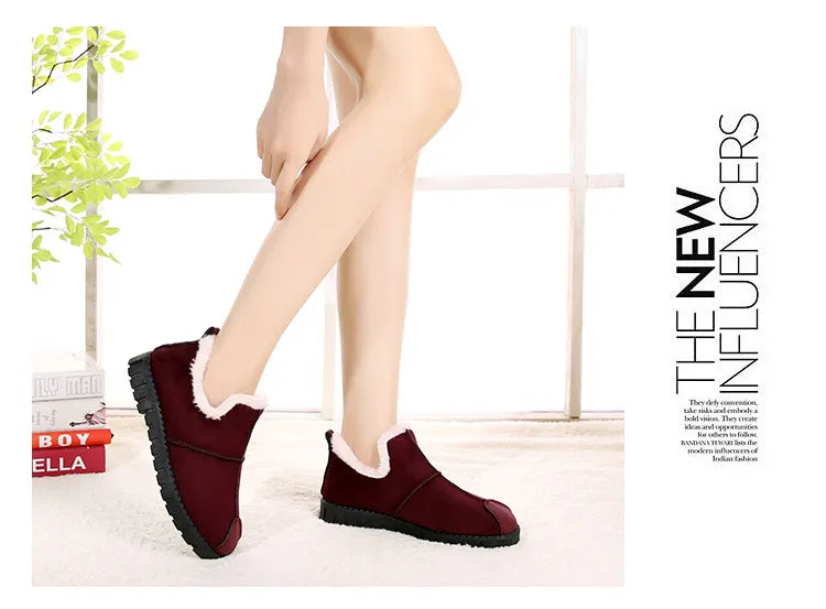 Winter Suede Ankle Boots.