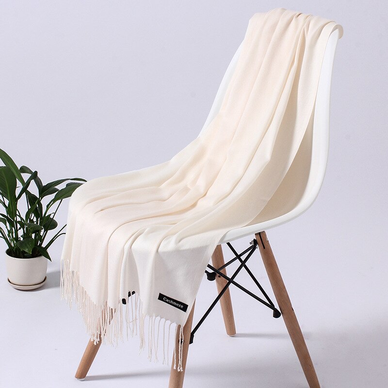 Women's cashmere shawl, hijab, warm scarf. 32 Foulard colors to pick from.