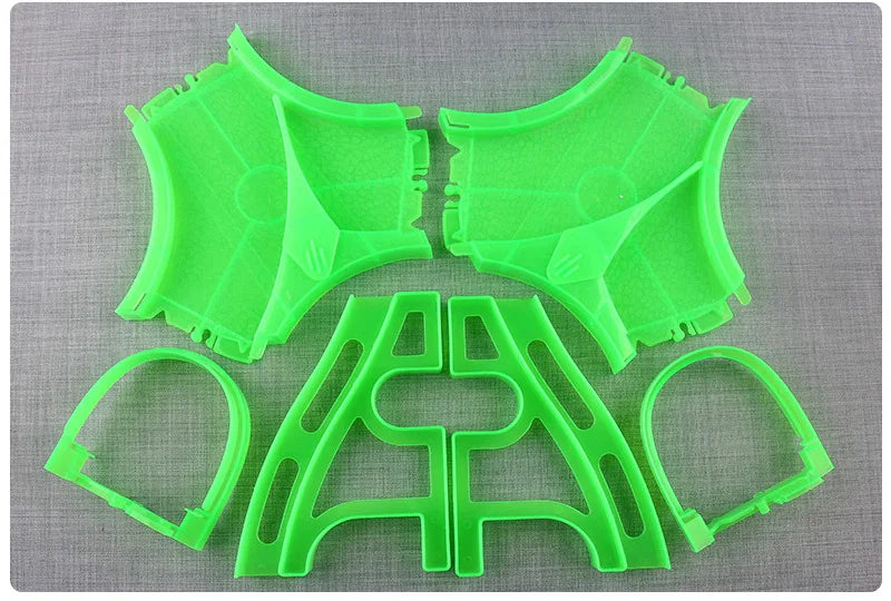 Flexible Glowing Race Track Set. Amount Of Pieces And Number Of Cars Vary.