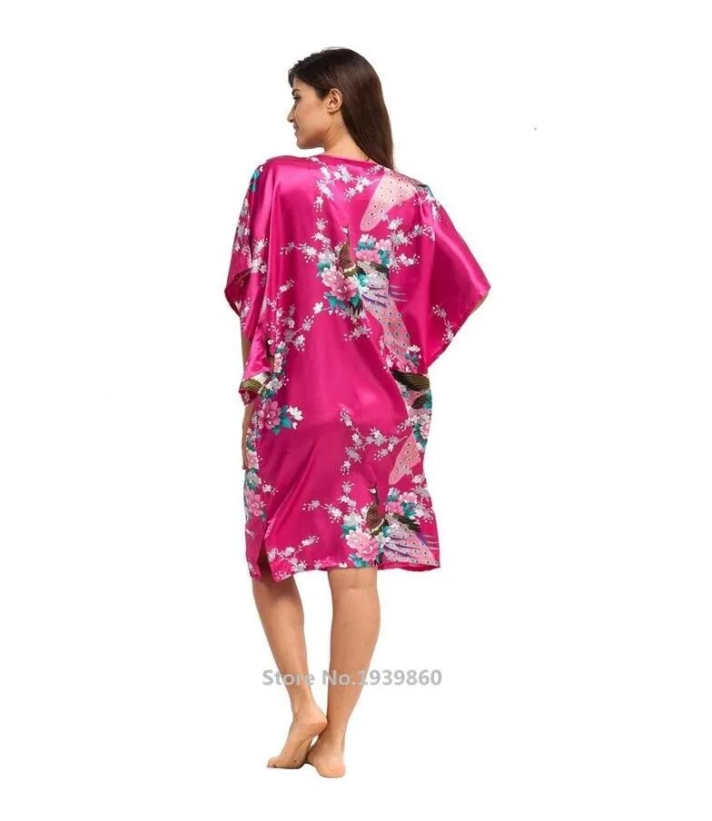 Women's Silk Short Sleeve Nightshirt.