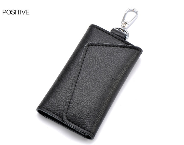 Genuine Leather Wallet and Multi Keychain Organizer For Men & Women.