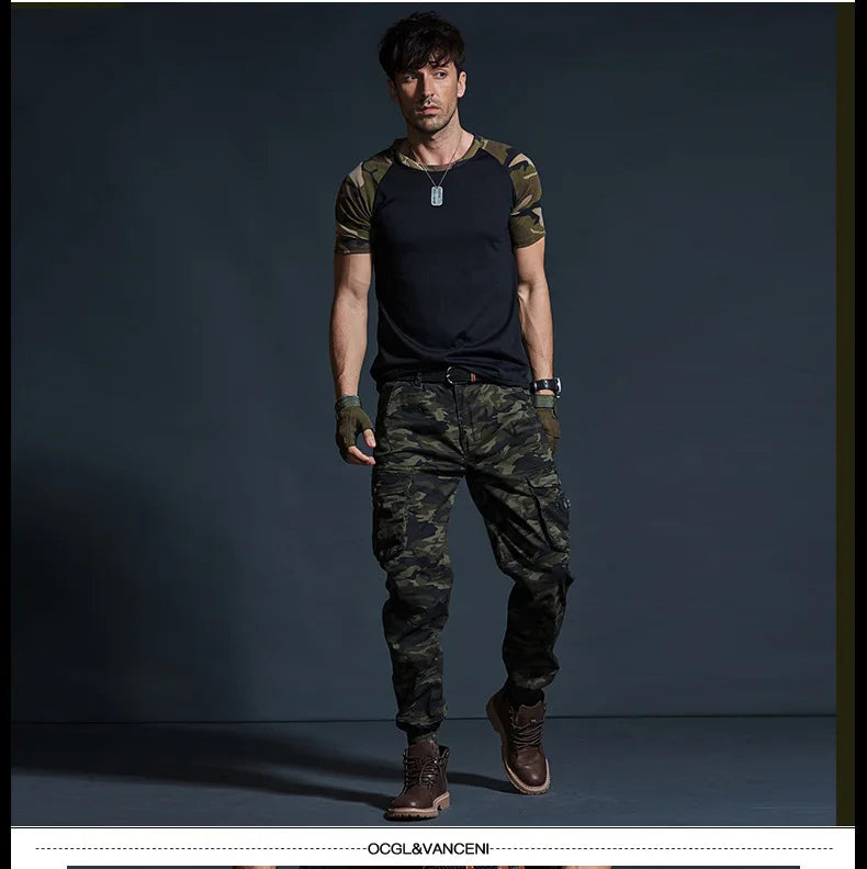Men's Cotton Multi Pocket Cargo Pants