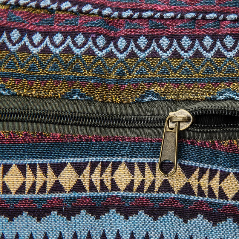Annmouler Women's Cotton Crossbody Shoulder Bag With Multiple Pockets.