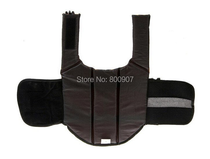 Pet water safety vest with summer prints.