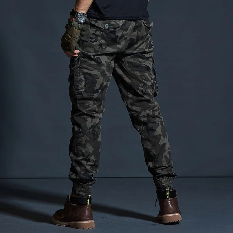 Men's Cotton Multi Pocket Cargo Pants