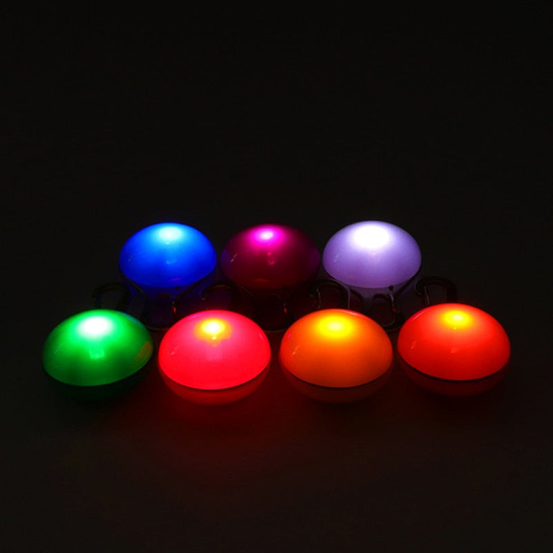 LED Night Safety Glowing Pendant That Clips on to Your Dogs Collar OR Can Clip on to Personal Key Chains.