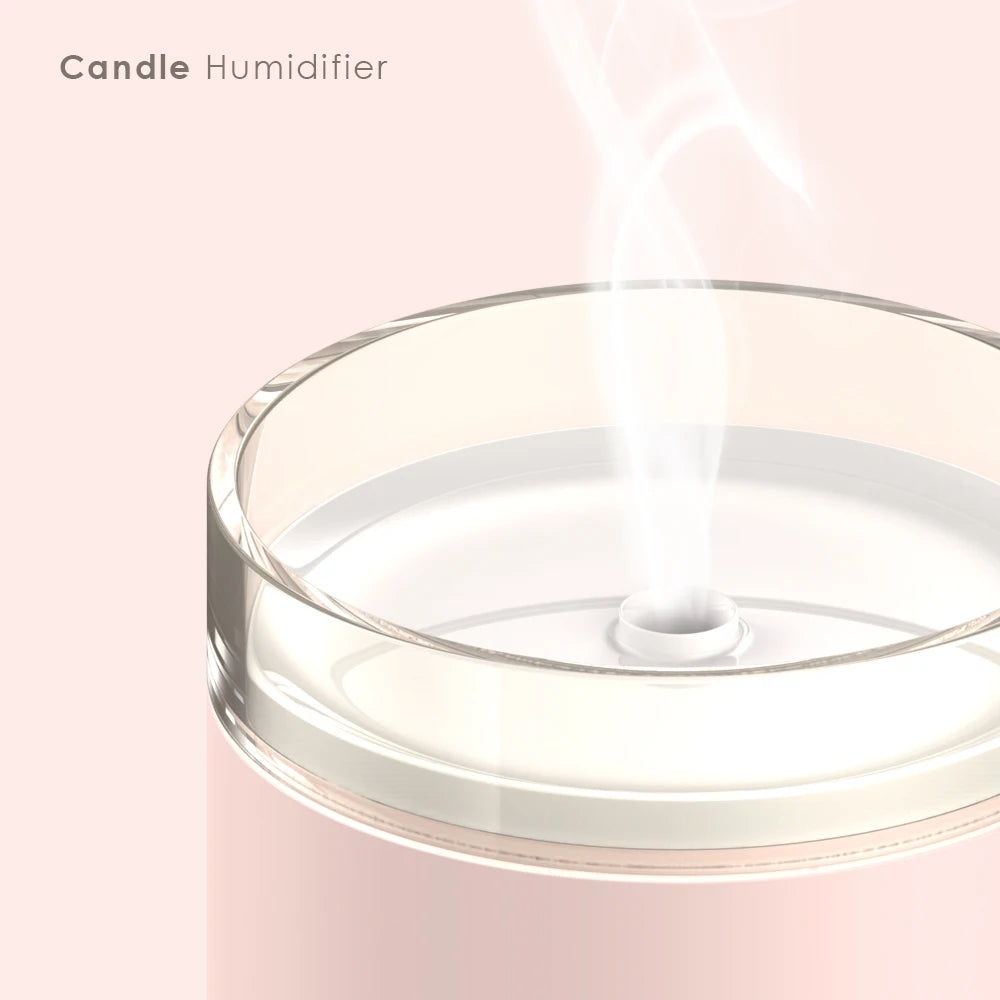 280ML LED/USB Essential Oil Diffuser Candle Aroma Lamp.