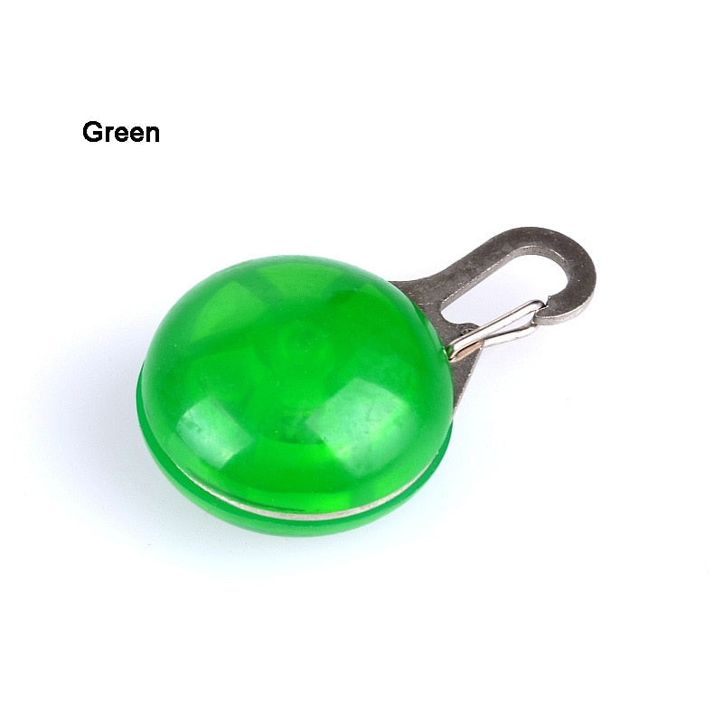 LED Night Safety Glowing Pendant That Clips on to Your Dogs Collar OR Can Clip on to Personal Key Chains.