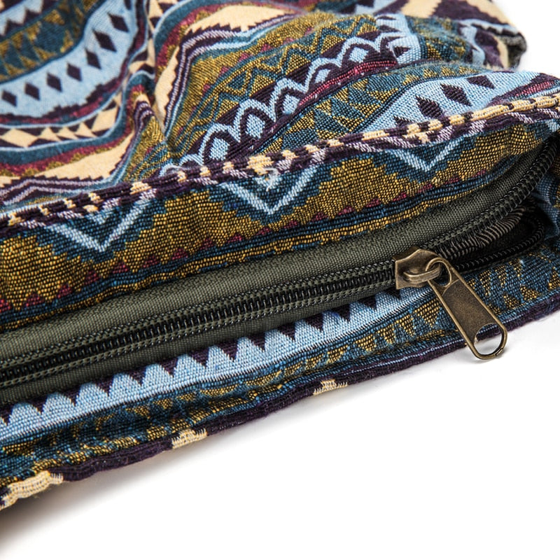 Annmouler Women's Cotton Crossbody Shoulder Bag With Multiple Pockets.