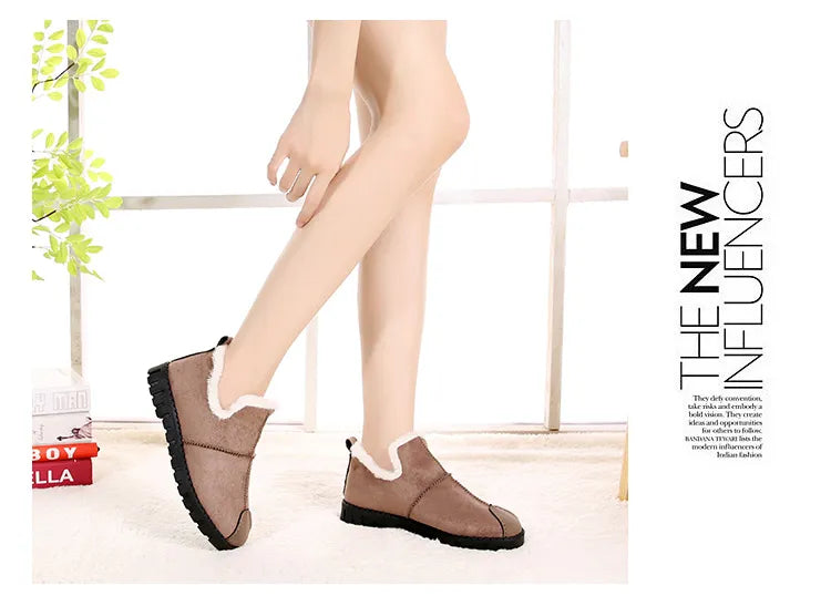 Winter Suede Ankle Boots.