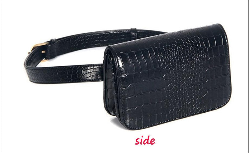 Leather Belt Waist Bag/Fanny Pack