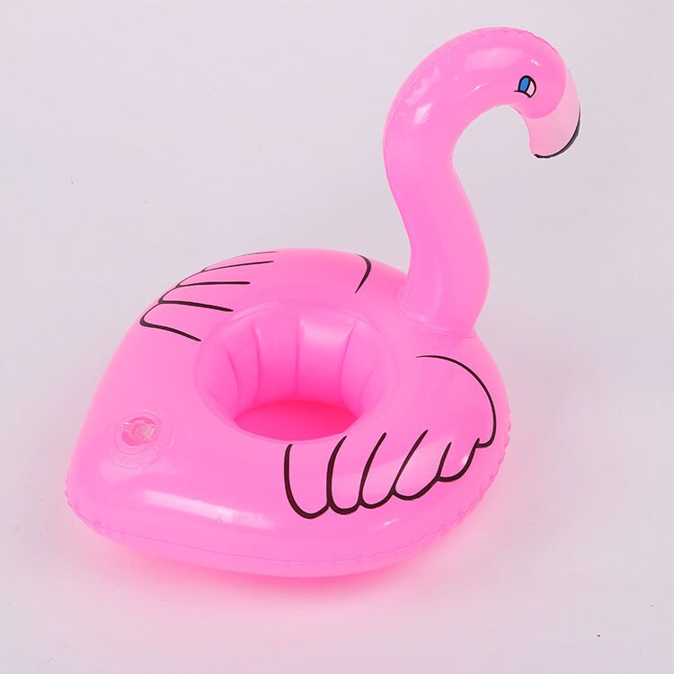 Tropical Flamingo Inflatable Drink Holder. Great for Pool Parties.