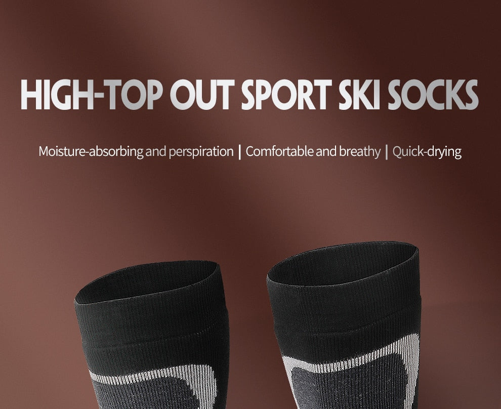 COPOZZ Thick Cotton, Moisture Absorption, High Elastic Sports Socks.
