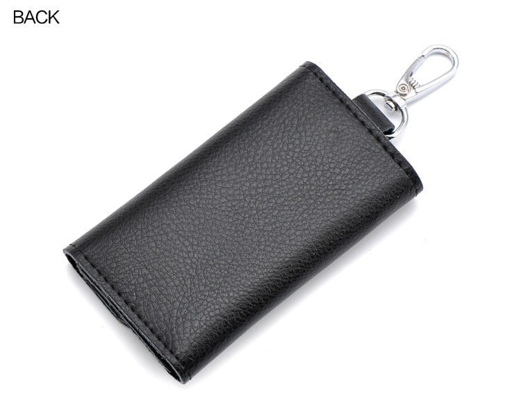 Genuine Leather Wallet and Multi Keychain Organizer For Men & Women.