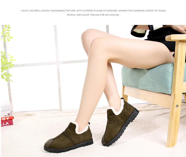 Winter Suede Ankle Boots.