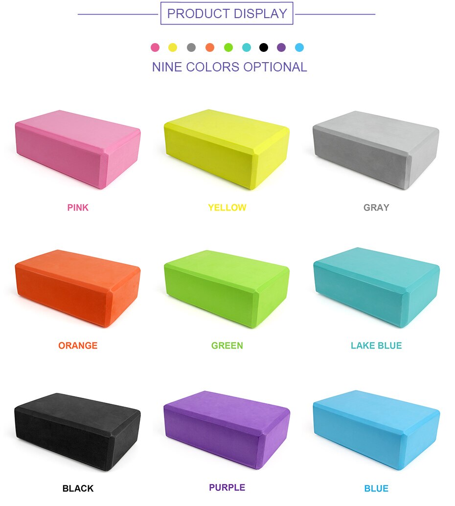 Body Building Fitness Foam Blocks For Yoga And Pilates.