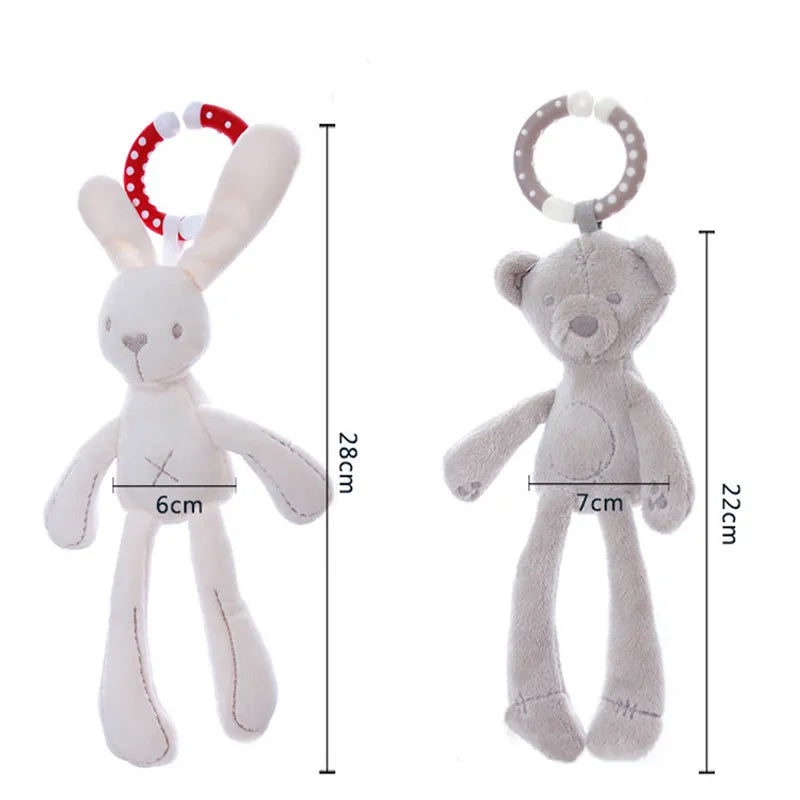 Baby Crib/Stroller Hanging Soft Plush Animal Toys.
