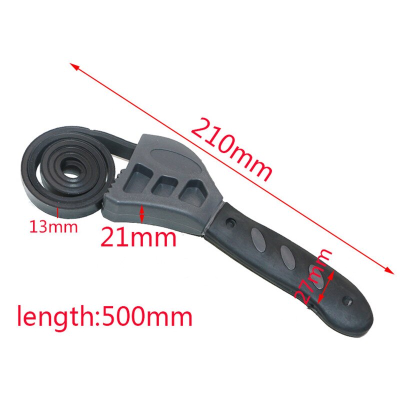 50cm Adjustable Rubber Spanner Strap Universal Wrench.