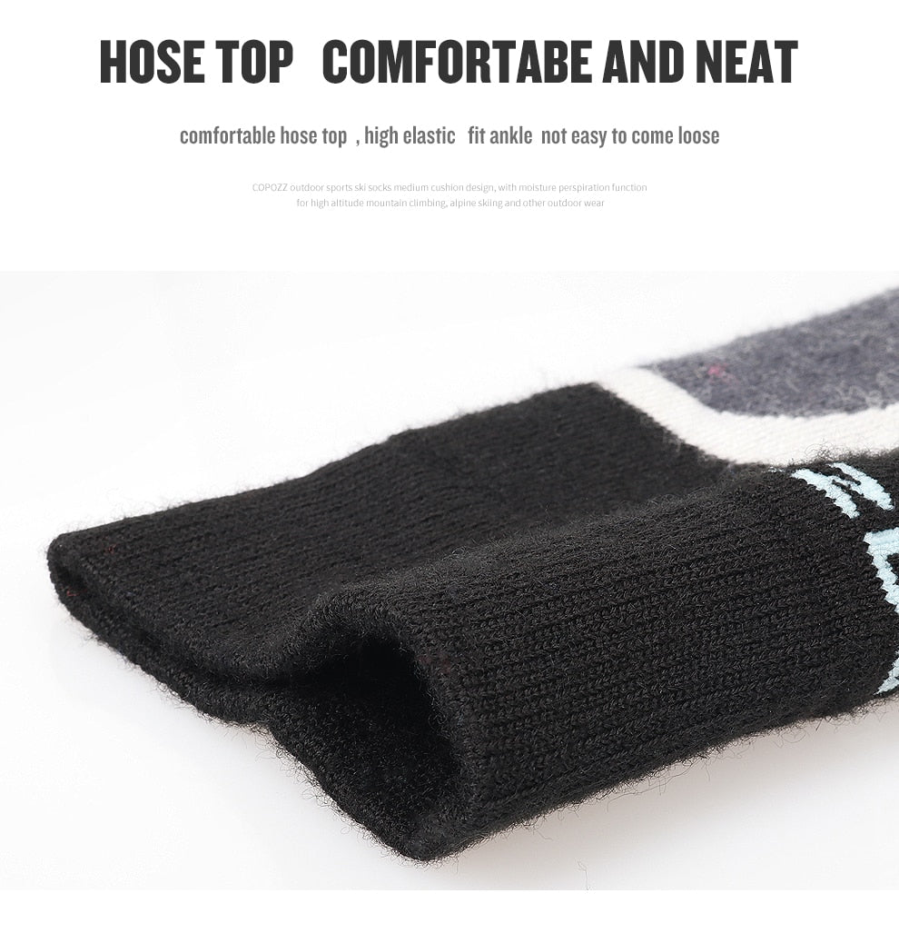 COPOZZ Thick Cotton, Moisture Absorption, High Elastic Sports Socks.