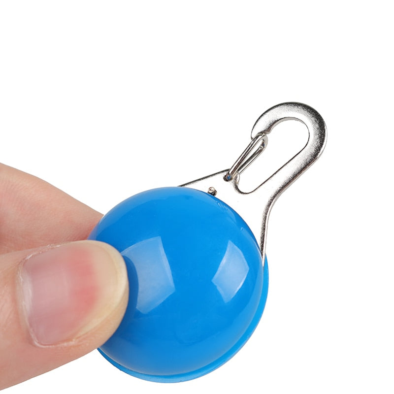 LED Night Safety Glowing Pendant That Clips on to Your Dogs Collar OR Can Clip on to Personal Key Chains.