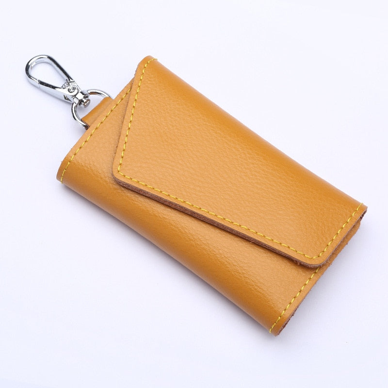 Genuine Leather Wallet and Multi Keychain Organizer For Men & Women.