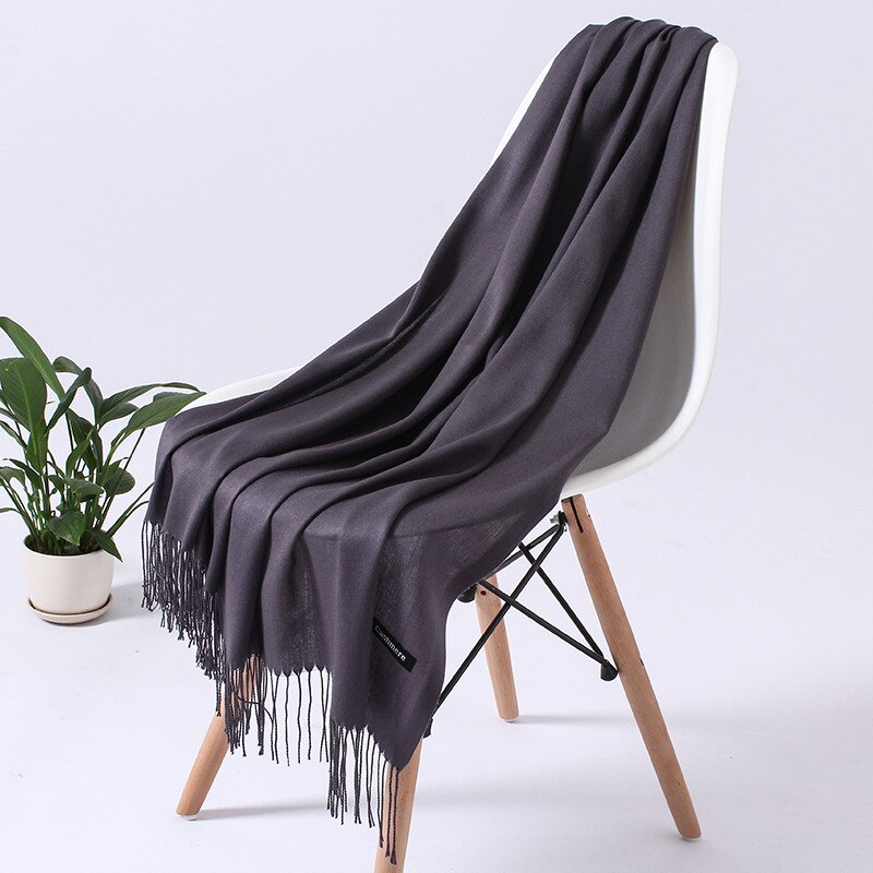 Women's cashmere shawl, hijab, warm scarf. 32 Foulard colors to pick from.