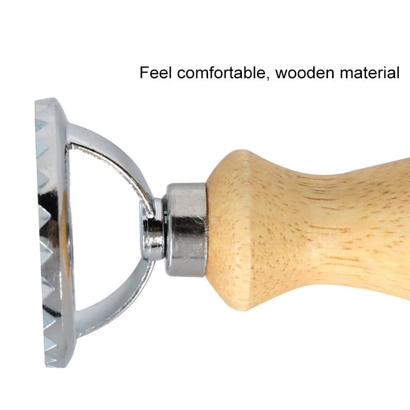 Stainless Steel Embossed Cutting Tool. Great For Making Fancy Edges or Cutting Dough for Dumplings.