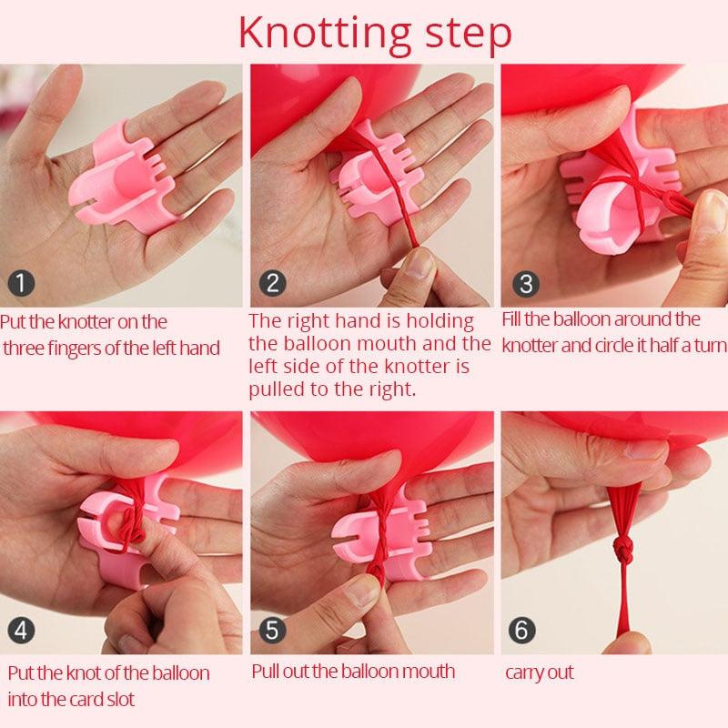 Party Decoration Balloon Accessories. Easy Tool for Sealing Balloons, ETC.
