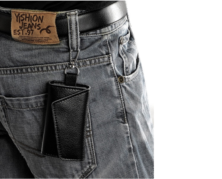 Genuine Leather Wallet and Multi Keychain Organizer For Men & Women.