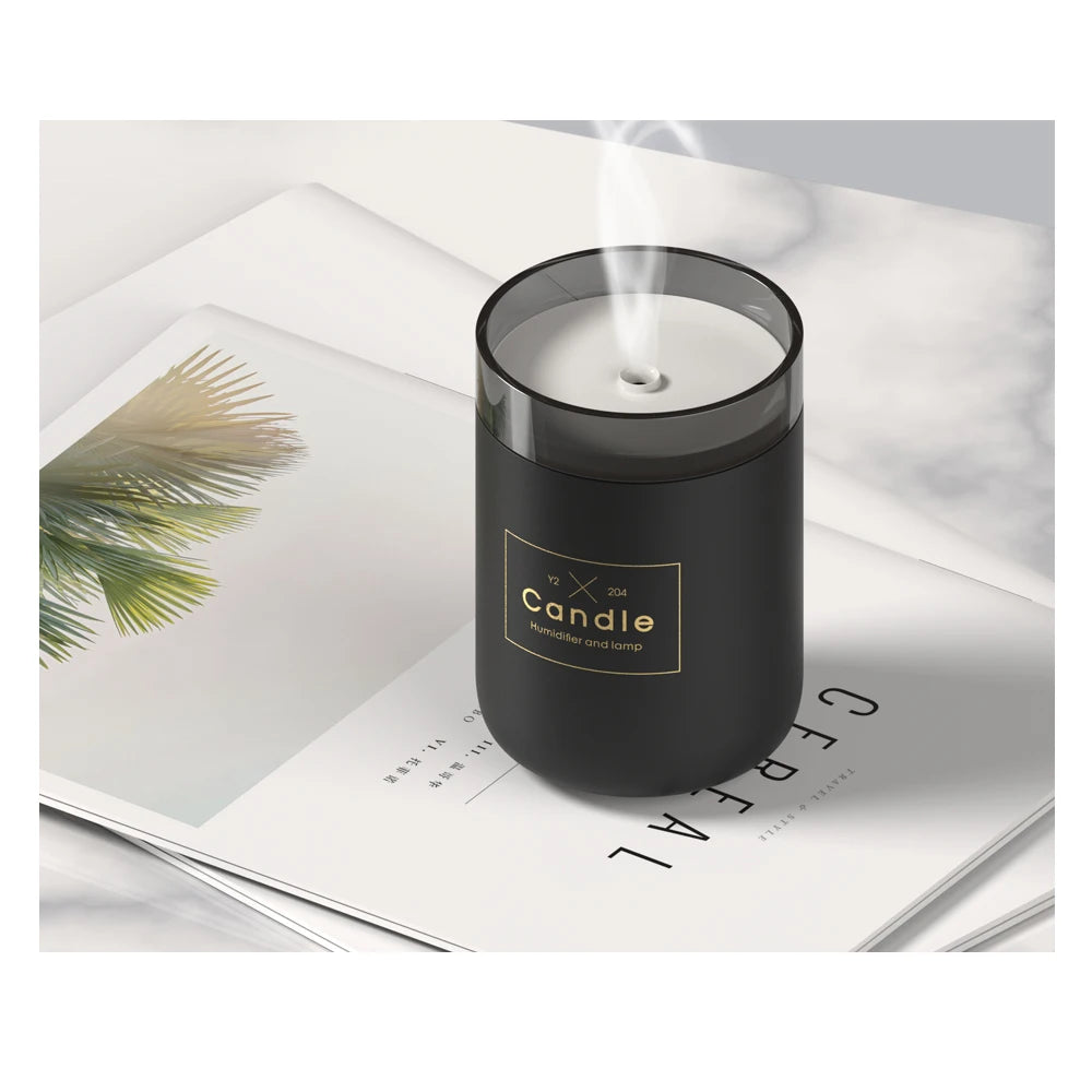280ML LED/USB Essential Oil Diffuser Candle Aroma Lamp.