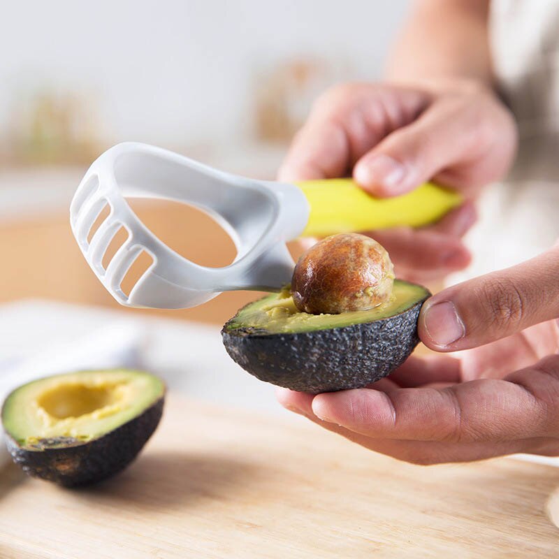 Multi Function Kitchen Tool. Slices, Removes the Pits from Avocado's and Mashes Fruit.