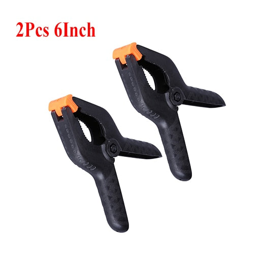 2/3/4/6/9inch Adjustable Plastic Spring Clamps for Woodworking.